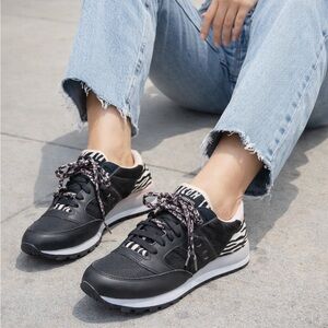 Saucony Animal Print Sneakers with Black and White Accents size 5.5